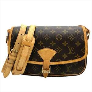 LOUIS VUITTON Authentic Brown Monogram Canvas Shoulder Bag